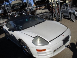 2001 MITSUBISHI ECLIPSE SPYDER GT WHITE 3.0L MT 163784